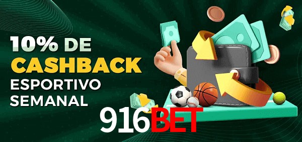 10% de bônus de cashback na 916bet